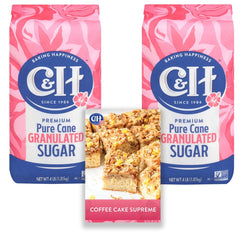 C&H front packaging showing two 4 lb bags and brand clarity