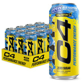 C4 can front showing JOLLY RANCHER flavors and zero sugar benefit