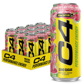C4 can front packaging showing label and flavor for quick recognition and boost