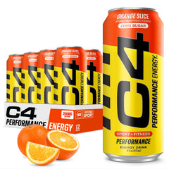 C4 performance front packaging showing 12-pack and bold branding for quick selection