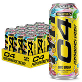 C4 Performance front packaging showing bold branding and zero sugar benefit