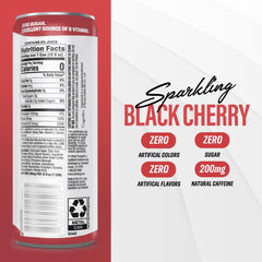C4 Smart Energy can closeup of label and ingredients for clear product detail