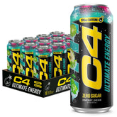C4 Ultimate Frost front packaging showing can and branding for bold energy