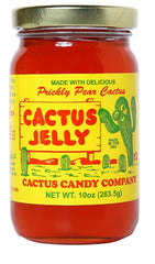 Cactus Candy Co. jar front label shows brand and 10oz size, appealing presentation