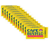 Café Bustelo front packaging brick showing bold branding and easy storage