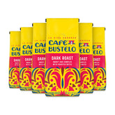 Café Bustelo front packaging showing bold dark roast and weight benefit