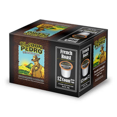 Cafe Don Pedro single K‑cup pod closeup highlighting tight seal and convenience