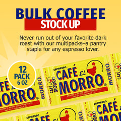 Café El Morro espresso shot pour illustrating crema and bold flavor delivery