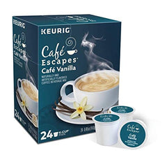 Café Escapes brewed vanilla coffee in a mug illustrating creamy flavor enjoyment