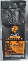 Cafe Ole close-up of medium ground texture highlighting even grind