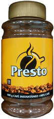 Cafe Presto front packaging showing 400g jar and clear label for quick selection