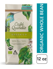 CAFE QUINDIO brewed cup in kitchen scene illustrating smooth, balanced flavor