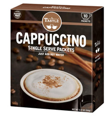 Café TASTLÉ close-up of powder texture highlighting creamy instant mix for smooth cups