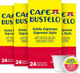Café Bustelo front box packaging showing brand and bold roast for easy identification