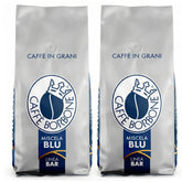 Caffè Borbone front packaging showing two bags and branding, highlights value