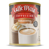 Caffe D'Vita front packaging showing 16 oz can and flavor
