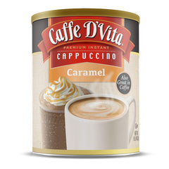 Caffe D'Vita 1 lb can front view showing label and size benefit