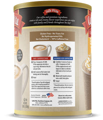Caffe D'Vita prepared hot English Toffee cappuccino with whipped topping