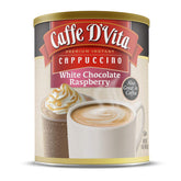 Caffe D'Vita front can view showing brand and flavor for easy identification and shelf appeal