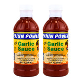 Cajun Power front packaging showing both garlic sauce bottles and gift-ready appeal