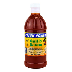 Cajun Power front packaging showing jar and bold garlic flavor benefit