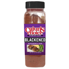 Cajun's Choice front packaging shows 22 oz size and low-sodium benefit