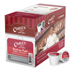 Cake Boss front packaging showing Raspberry Truffle pods and benefits