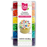 Cake Mate front packaging showing tacklebox and colorful sprinkles for easy decorating
