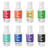 CAKESTAR front packaging showing eight oil food colors for vivid baking results