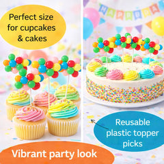 CalCastle Craft pick inserted in cake showing easy decoration and visual impact