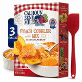Calhoun Bend Mill front packaging showing three 8 oz packs and benefits