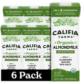 Califia Farms front packaging showing 32 oz carton for pantry stocking