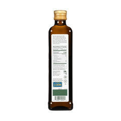 California Olive Ranch bottle next to knife showing size and usability