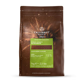 Callebaut front of bag showing branding and 1kg size for reliable supply
