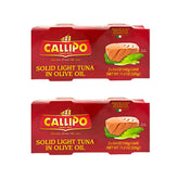 Callipo front of can showing brand and 5.6 oz size, highlights authentic Italian packaging