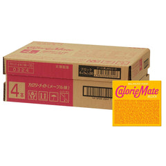 Calorie Mate front packaging showing maple flavor and pack details, convenient storage benefit