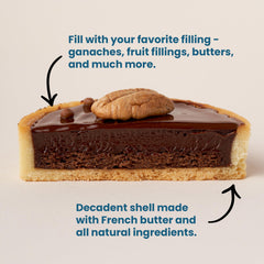 Cambie crisp pastry edge texture close-up highlighting buttery crunch