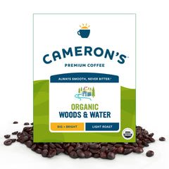 Cameron's Coffee front packaging 4 lb showing brand and blend benefit of value