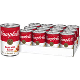 Campbell's can front view showing label and convenient pack benefit