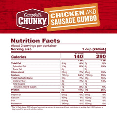 Campbell’s Chunky pouring into bowl, quick-serve convenience and hearty pieces