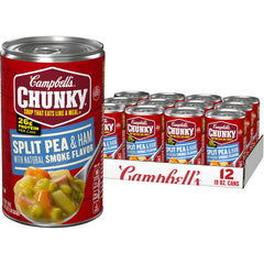 Campbell’s Chunky front can showing label and serving size benefit