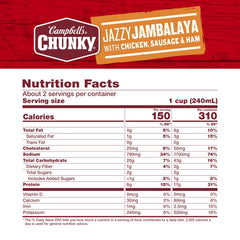 Campbell’s Chunky bowl served after microwaving for fast, filling lunch