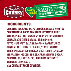 Campbell’s Chunky spoonful showing thick broth and chunky texture for filling meals