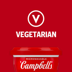 Campbell's microwavable bowl lid and resealable cap detail for spill control