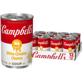 Campbell's front can view showing label and serving idea for easy meals