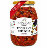 CAMPO D'ORO front jar label showing product and quality for easy identification