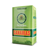 Canarias Serena front packaging showing 500g pouch and brand benefits