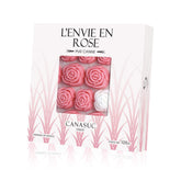 Canasuc window gift box showing 36 rose sugar pieces and clear display for gifting