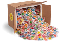 Candy Creek close-up of individually wrapped lollipops and sticks to show hygiene and handling