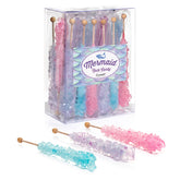 Candy Envy front packaging showing pastel mermaid-themed rock candy, attractive party focal point